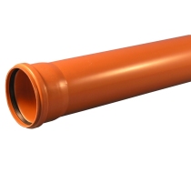 Труба НПВХ SN 4 200х4,9х1200 (оранжевая)